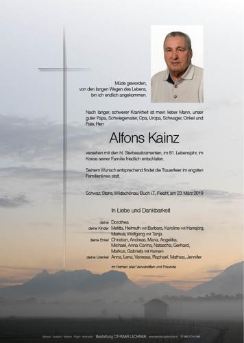 Parte von Alfons Kainz