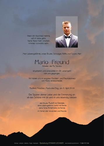 Parte von Mario Freund