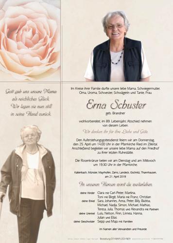 Parte von Erna Schuster