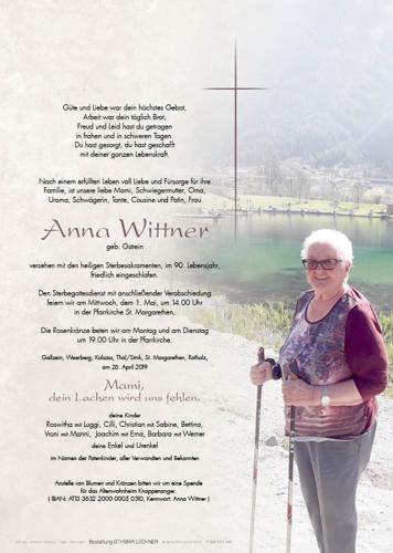 Parte von Anna Wittner