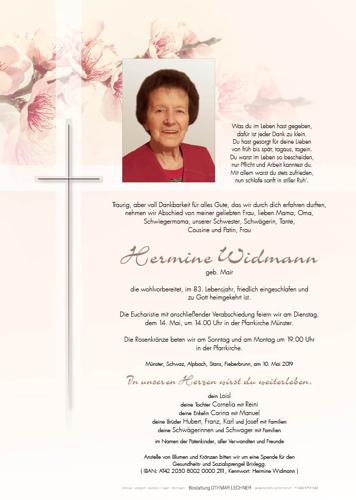 Parte von Hermine Widmann