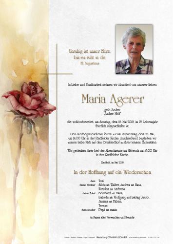 Parte von Maria Agerer