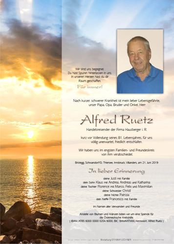 Parte von Alfred Ruetz