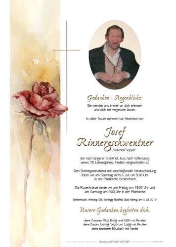 Parte von Josef Rinnergschwentner