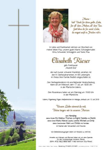 Parte von Elisabeth Rieser