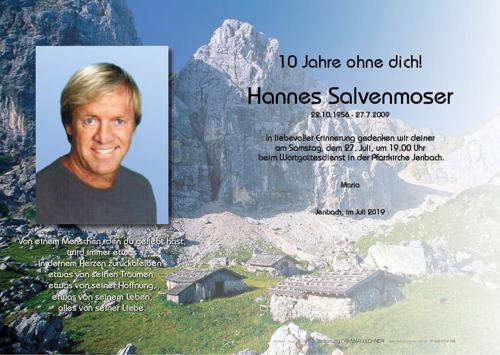 Parte von Hannes Salvenmoser