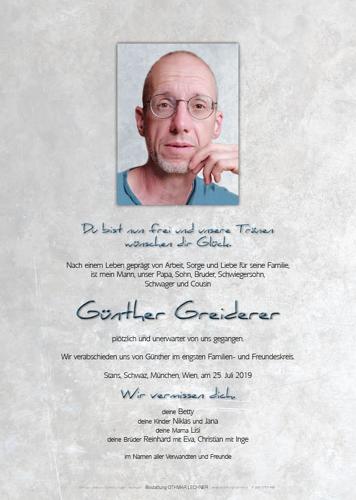 Parte von Günther Greiderer