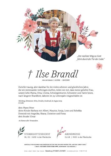 Parte von Ilse Brandl