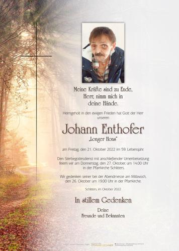 Parte von Johann Enthofer