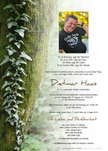 Parte von Dietmar Haas