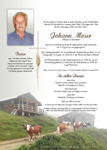 Parte von Johann Moser