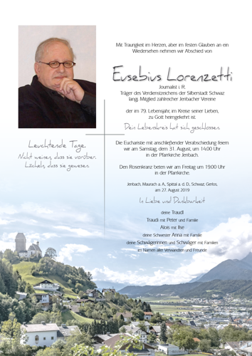 Parte von Eusebius Lorenzetti