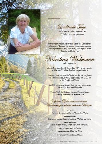 Parte von Karolina Widmann