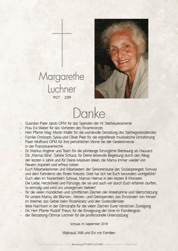 Parte von Margarethe Luchner