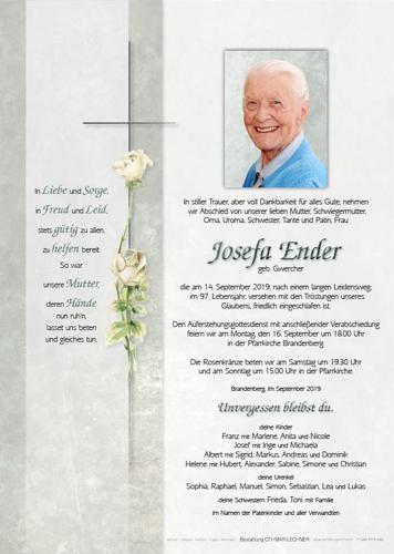 Parte von Josefa Ender