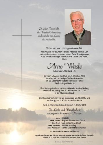Parte von Arno Wasle