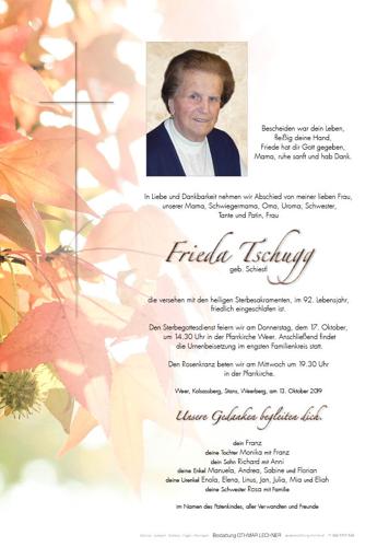 Parte von Frieda Tschugg