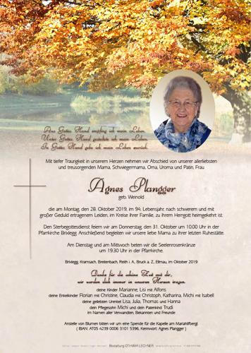 Parte von Agnes Plangger