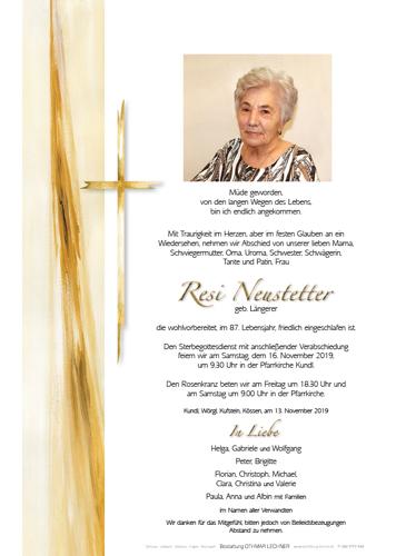 Parte von Resi Neustetter