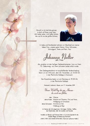 Parte von Johanna Nalter