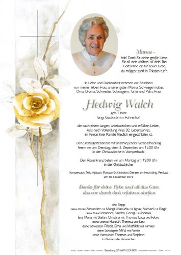 Parte von Hedwig Walch