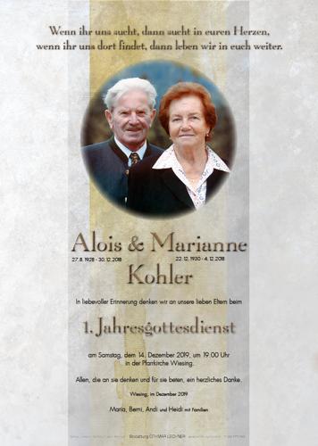 Parte von Alois Kohler