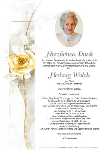 Parte von Hedwig Walch