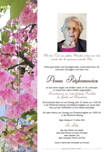 Parte von Anna Potykanowicz
