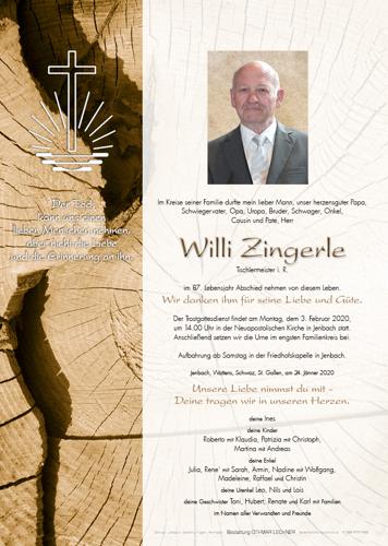 Parte von Willi Zingerle