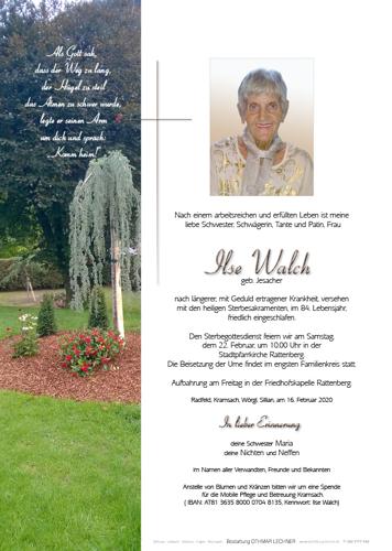 Parte von Ilse Walch