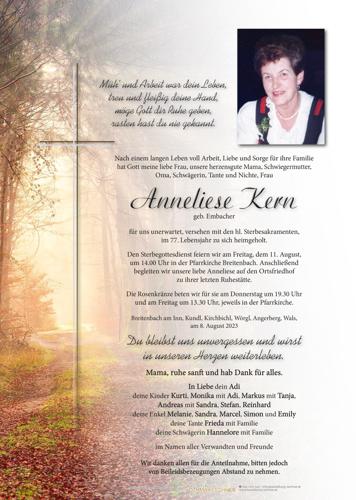 Parte von Anneliese Kern