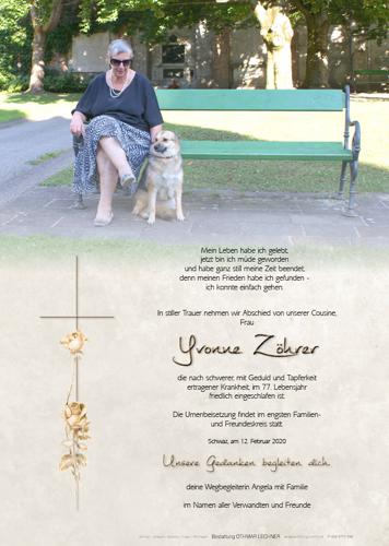 Parte von Yvonne Zöhrer