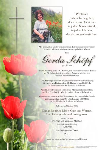 Parte von Gerda Schöpf