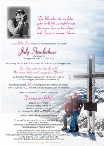 Parte von July Steinlechner