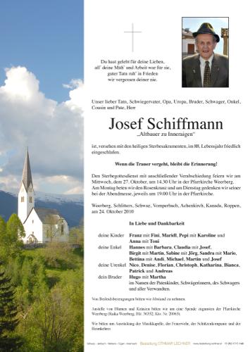 Parte von Josef Schiffmann