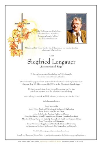 Parte von Siegfried Lengauer