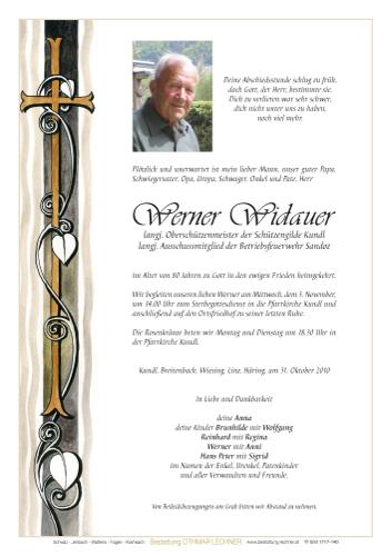 Parte von Werner Widauer