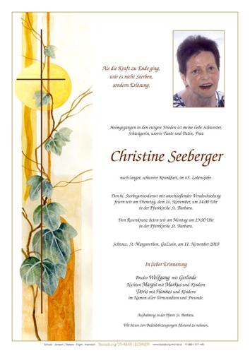 Parte von Christine Seeberger
