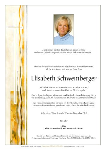 Parte von Elisabeth Schwemberger
