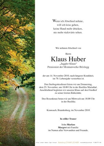Parte von Klaus Huber