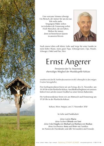 Parte von Ernst Angerer