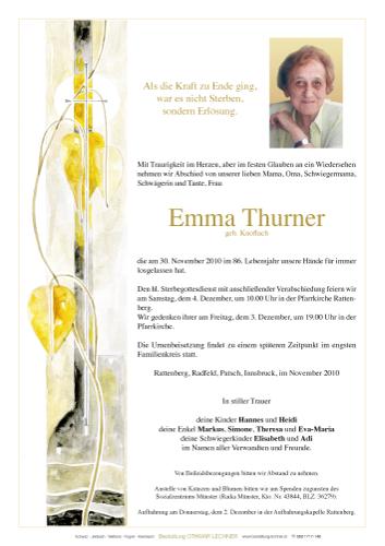 Parte von Emma Thurner