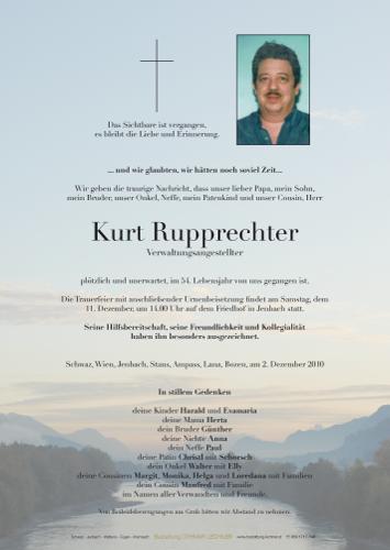 Parte von Kurt Rupprechter