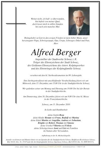 Parte von Alfred Berger