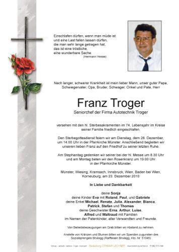 Parte von Franz Troger