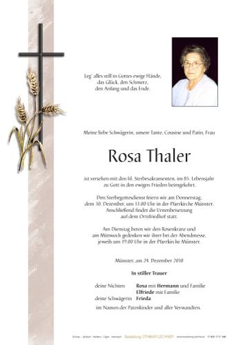 Parte von Rosa Thaler