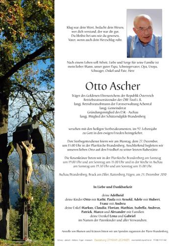 Parte von Otto Ascher
