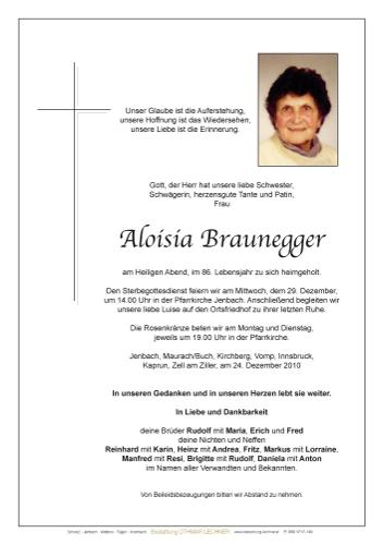 Parte von Aloisia Braunegger
