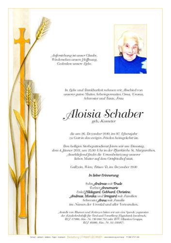 Parte von Aloisia Schaber