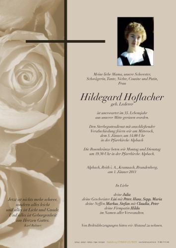 Parte von Hildegard Hoflacher